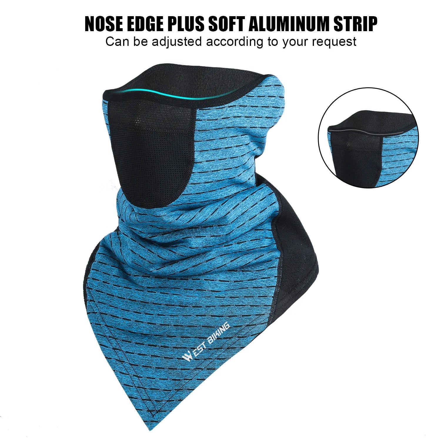 WEST BIKING Winter Windproof Ski Warm Mask Fleece Running Fishing Hiking Scarf Cycling Motorcycle Neck Warmer Thermal Sport Gear Trekker Essentials