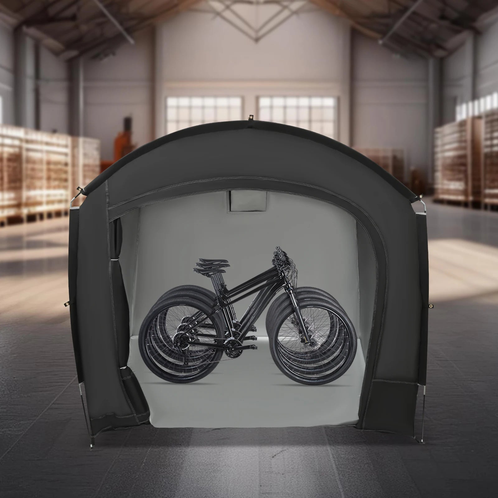 Portable Outdoor Bike Tent Travel Bike Storage Tent with Carry Bag Fits 3-4 Bikes for Bicycle Storage, Camping & Outdoor Equipment Trekker Essentials