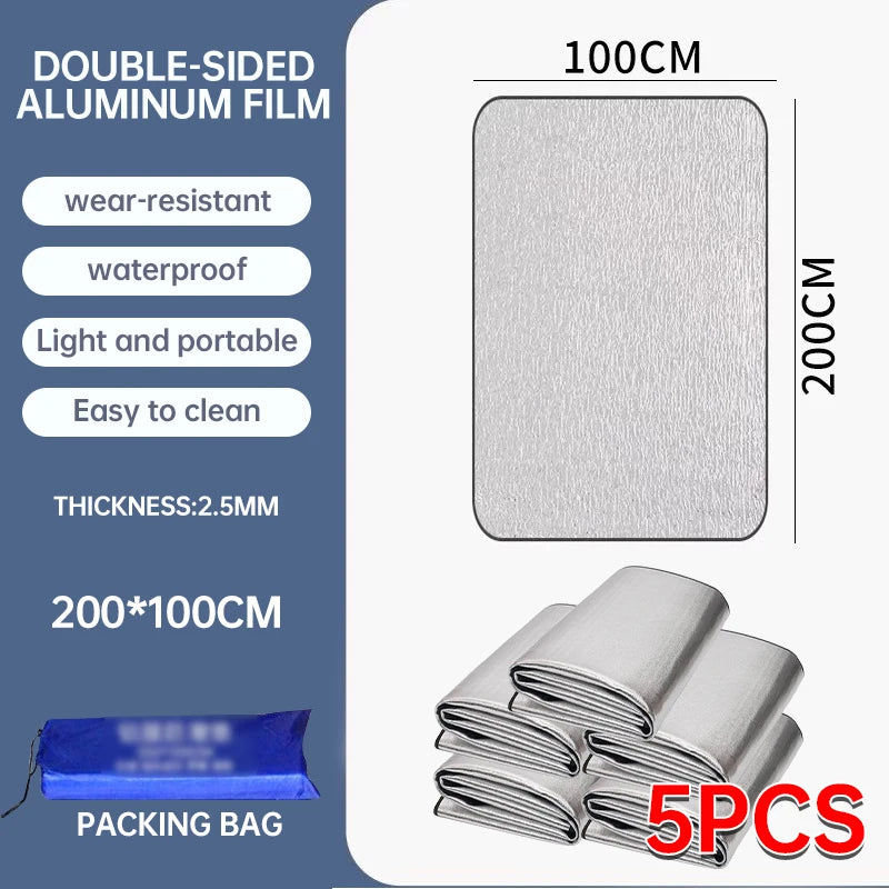 Waterproof Outdoor Camping Foam Mat – Moisture-Proof & Insulated Sleeping Pad for Two (1/10pcs)