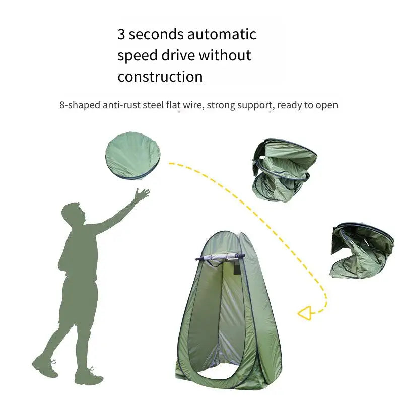 150x150x190cm Instant Pop-Up Privacy Tent – Portable Shower & Changing Room