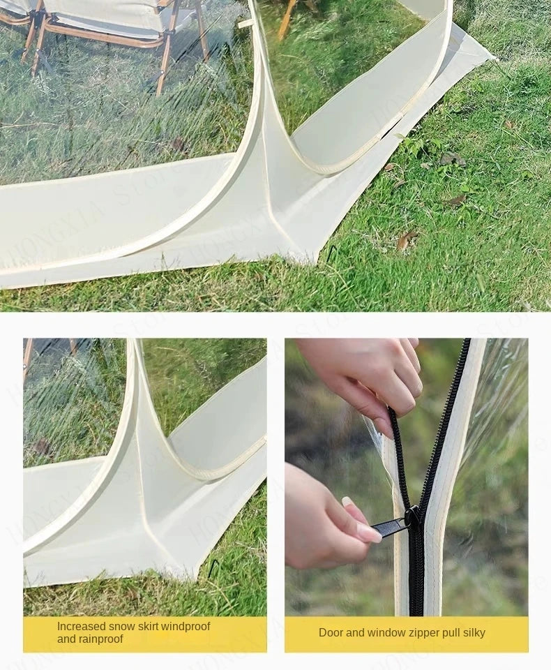 Transparent Bubble Tent – Starry Sky Camping Dome for Glamping, Patio & Outdoor Events (5–8 Persons) Trekker Essentials