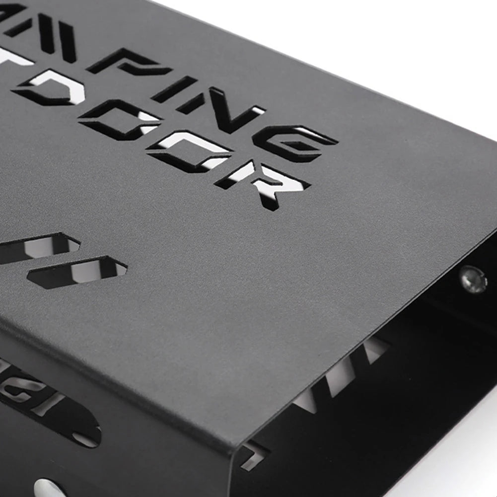 Foldable Camping Tripod Top Plate – High-Strength Hanging Rack with BBQ Holes for Picnics, Hiking & Outdoor Cooking