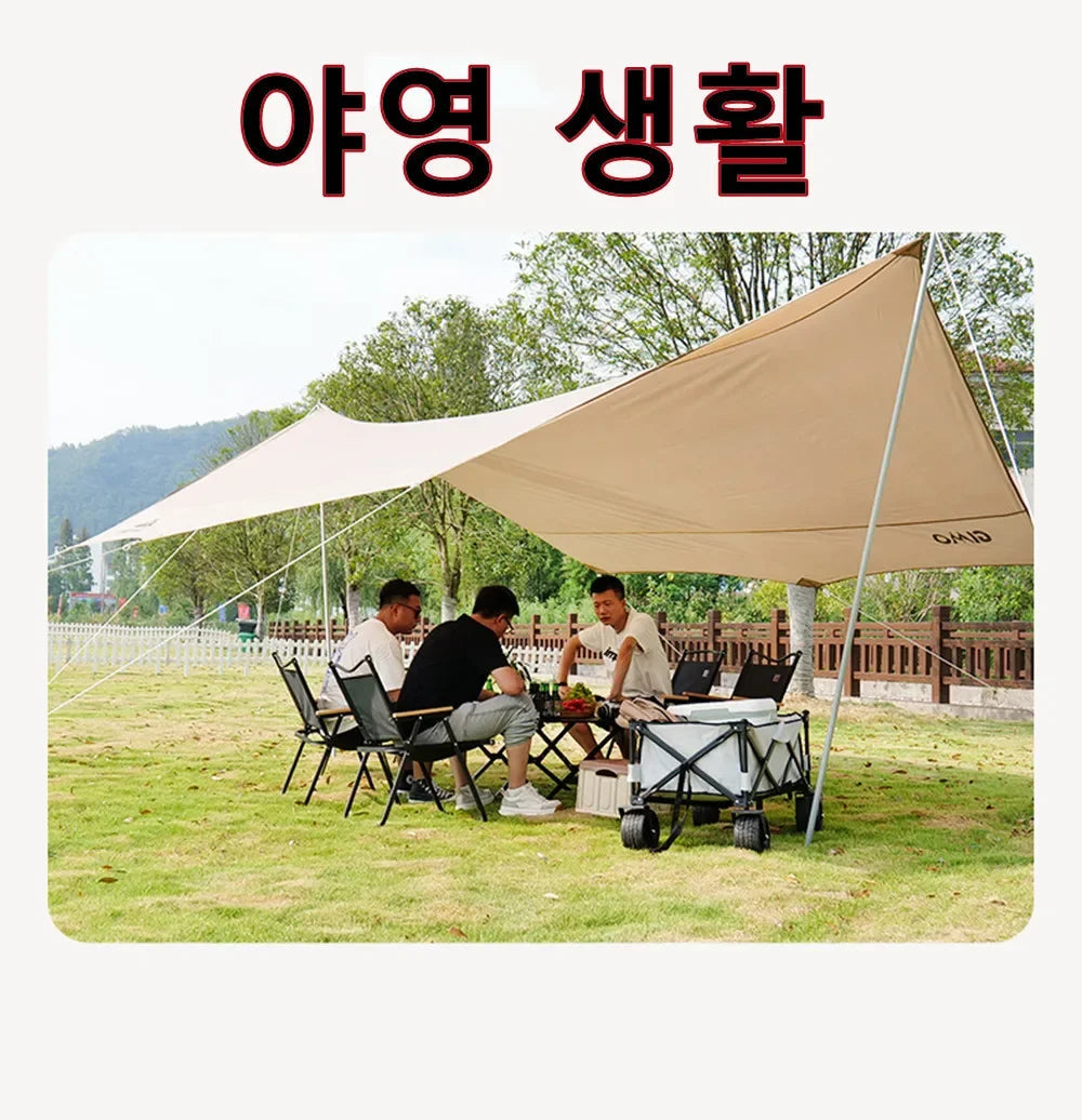 4/2/1PCS-khaki Camping Chair Portable Outdoor Chair Aluminum Alloy Wood Grain Folding Chair Camping Equipment Kermit Chair Trekker Essentials