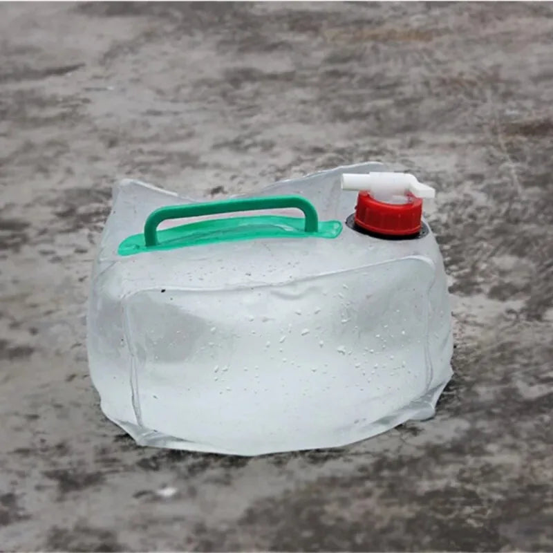 Bolsa de agua plegable de gran capacidad: contenedor portátil para acampar