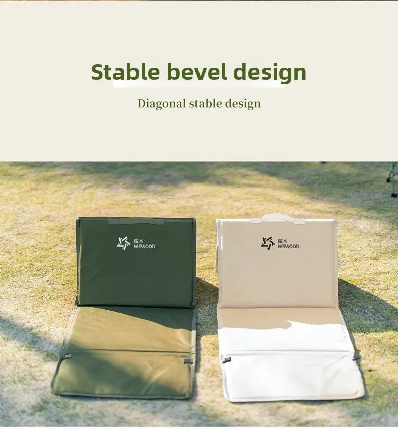 1PCS Portable Foldable Outdoor Camping Backrest Cushion - Oxford Cloth Beach  Multi-use Camping Sit Pad Lightweight beach chair Trekker Essentials