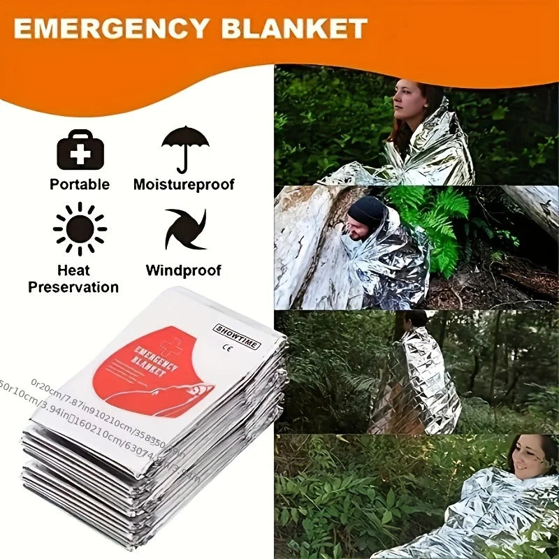 184-piece home emergency kit for outdoor hunting, hiking, camping, etc. Multifunctional outdoor first aid kit Trekker Essentials