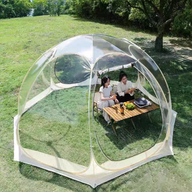 Transparent Bubble Tent – Starry Sky Camping Dome for Glamping, Patio & Outdoor Events (5–8 Persons) Trekker Essentials