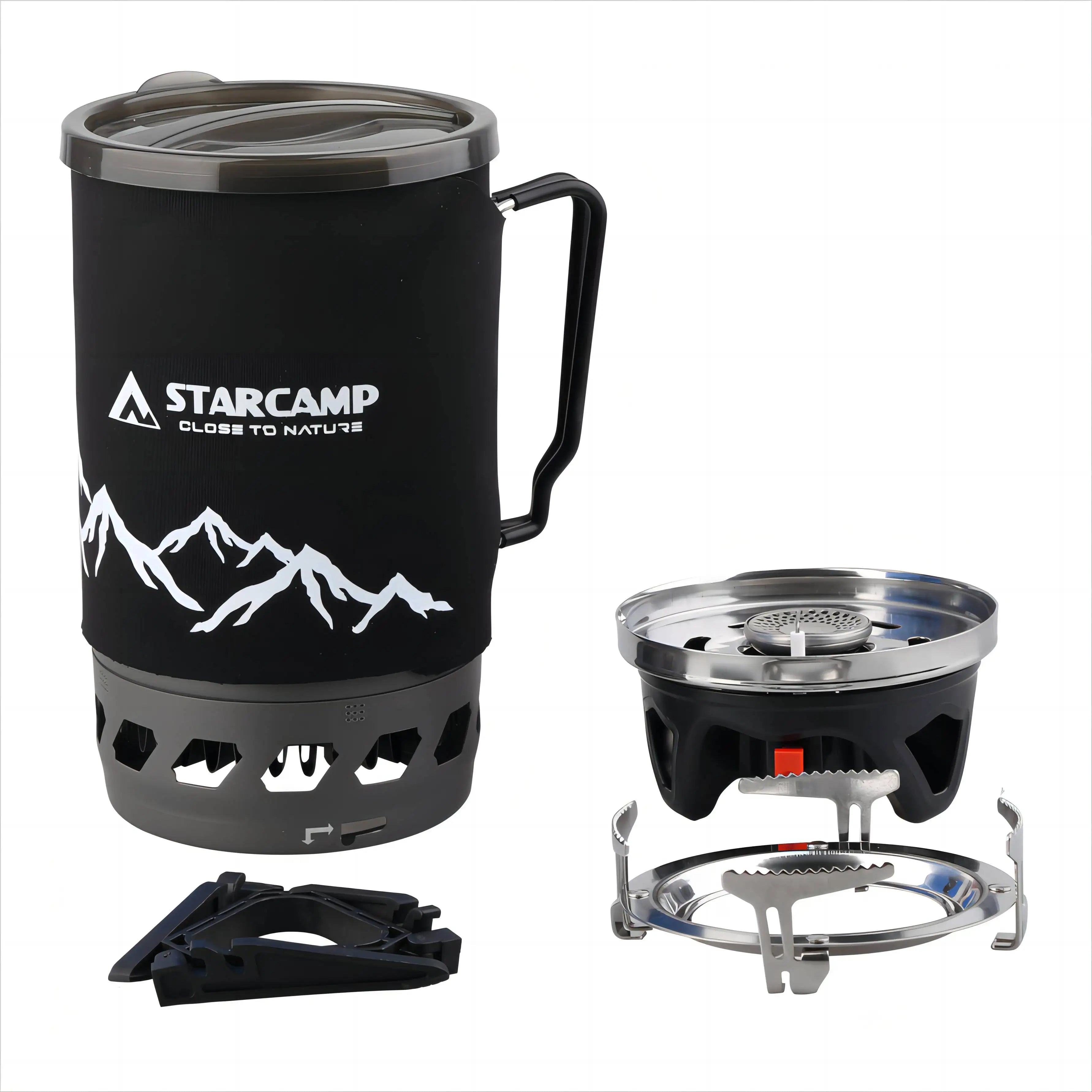 Portable 1400ml Fast-Boil Jet Cooker for Camping & Hiking