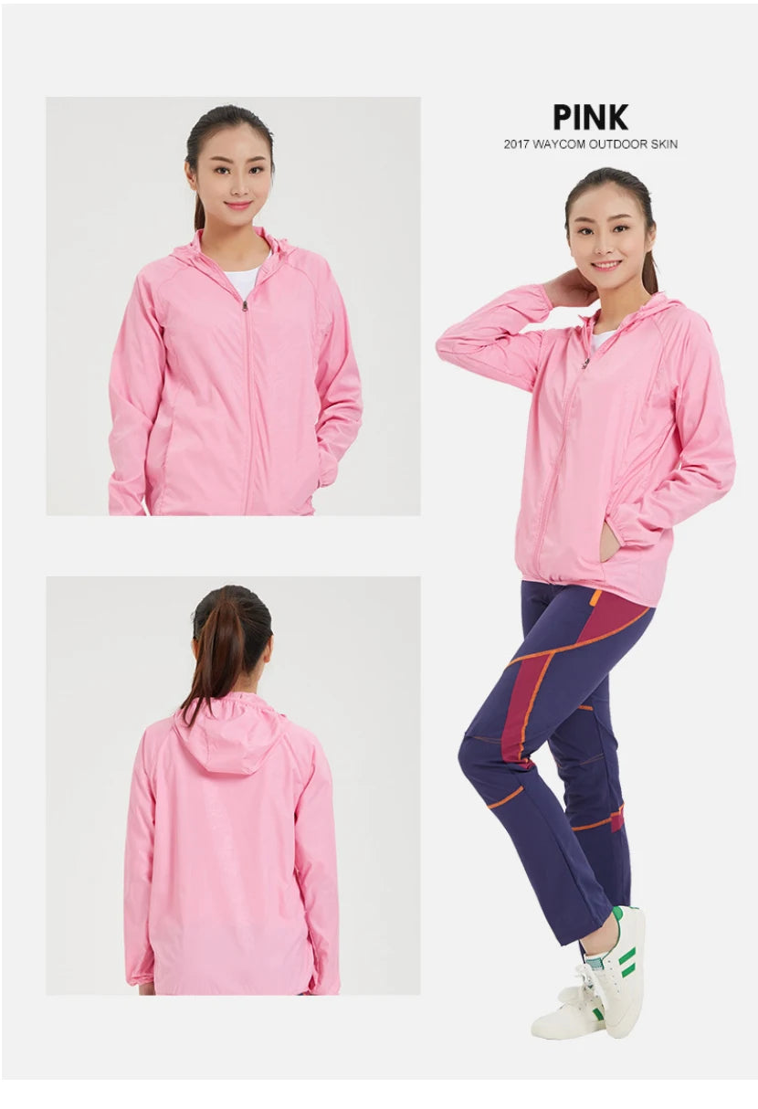 Camping Jacket Unisex Waterproof Windbreaker with UV Protection – Quick Dry Outdoor Jacket for Hiking, Fishing & Cycling Trekker Essentials