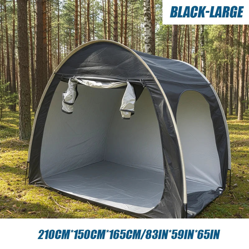 Portable Bike Shelter Storage Tent – Aluminum Alloy Frame, Oxford Fabric, Weatherproof Bicycle Cover Trekker Essentials