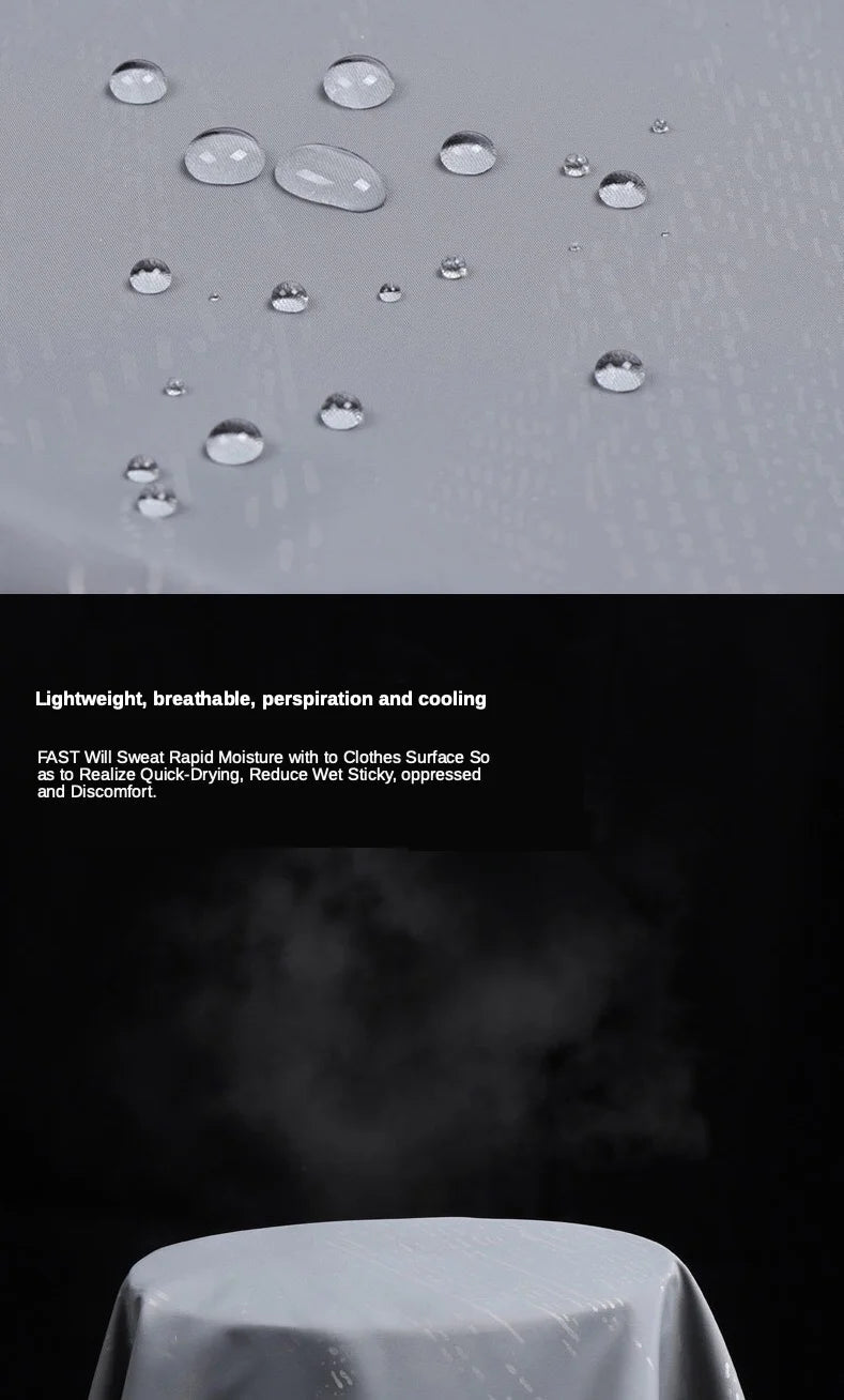 Camping Waterproof Jacket Men Women Windbreaker Men Raincoat Rain Jacket Men Waterproof Hiking Climbing Clothes Sun Protection Trekker Essentials