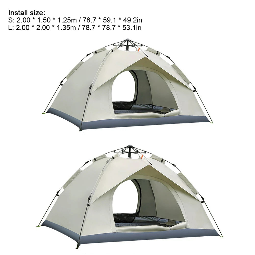 Outdoor Automatic Camping Tent – Quick-Opening, Rainproof & UV-Protective Shelter for 2 Persons