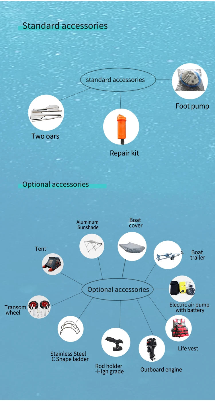 310cm Inflatable Catamaran Speed Boat - 4-Person PVC Marine Craft