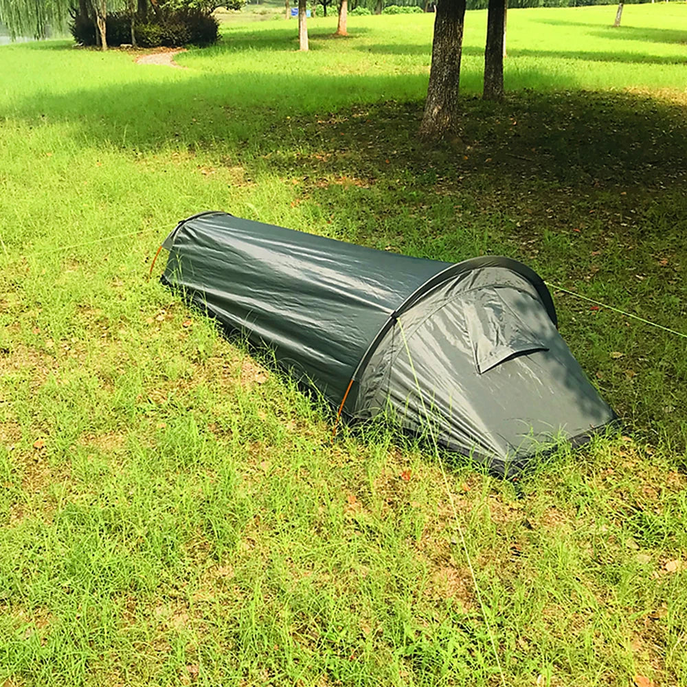 Backpacking Tent Outdoor Hiking Camping Sleeping Bag Tent Waterproof Lightweight Single Person Tent Trekker Essentials