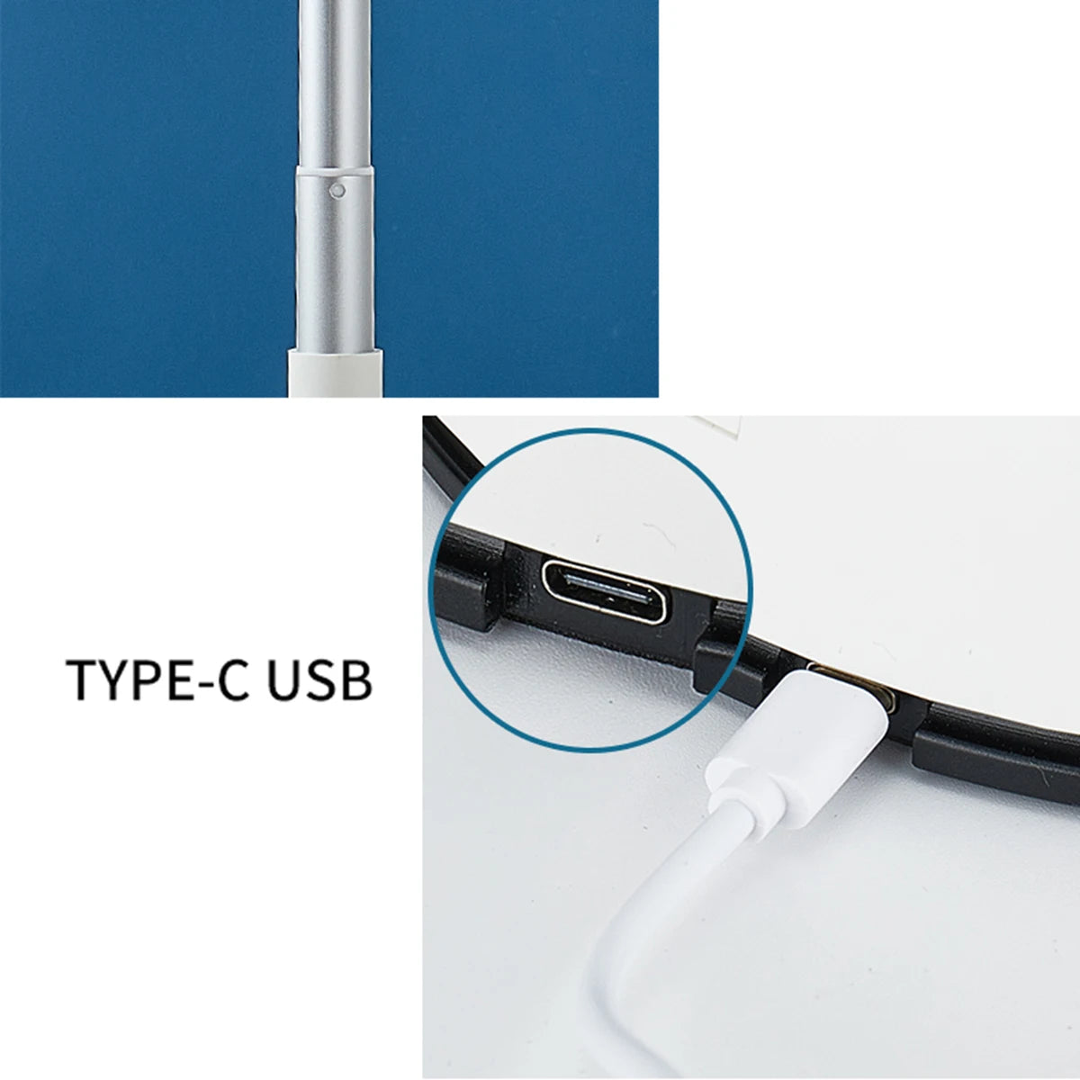 Ventilador plegable portátil de pie, inalámbrico y recargable de 6000 mAh con control remoto.