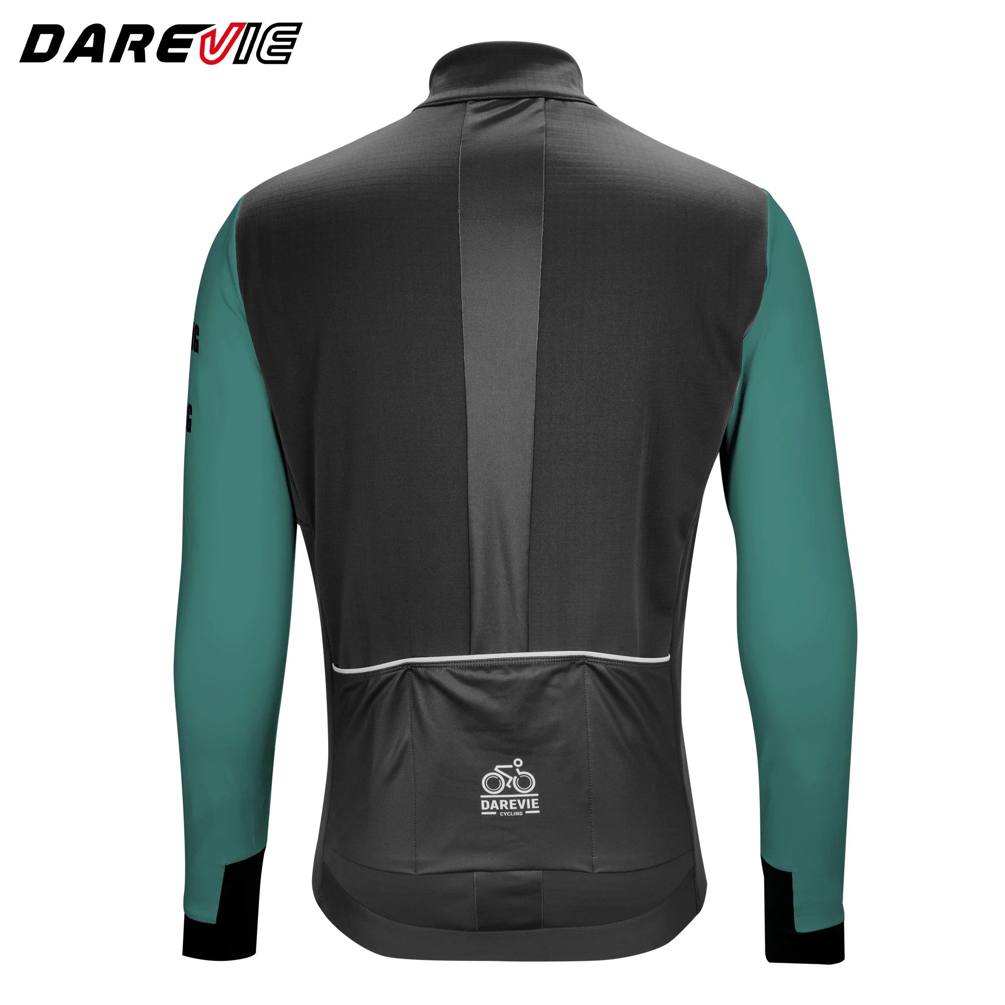 Men's Pro Cycling Jacket: Windproof Fleece Thermal Jacket with Breathable & Reflective Design