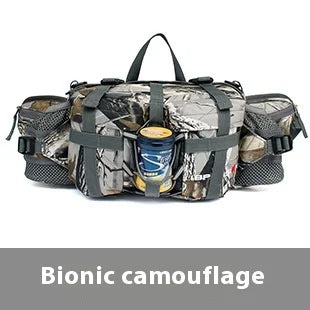 Hiking Waist Bag Outdoor Cycling Waterproof Backpack Reflective Strip Sports Fanny Pack Camping Nylon Hunting Accessor Trekker Essentials