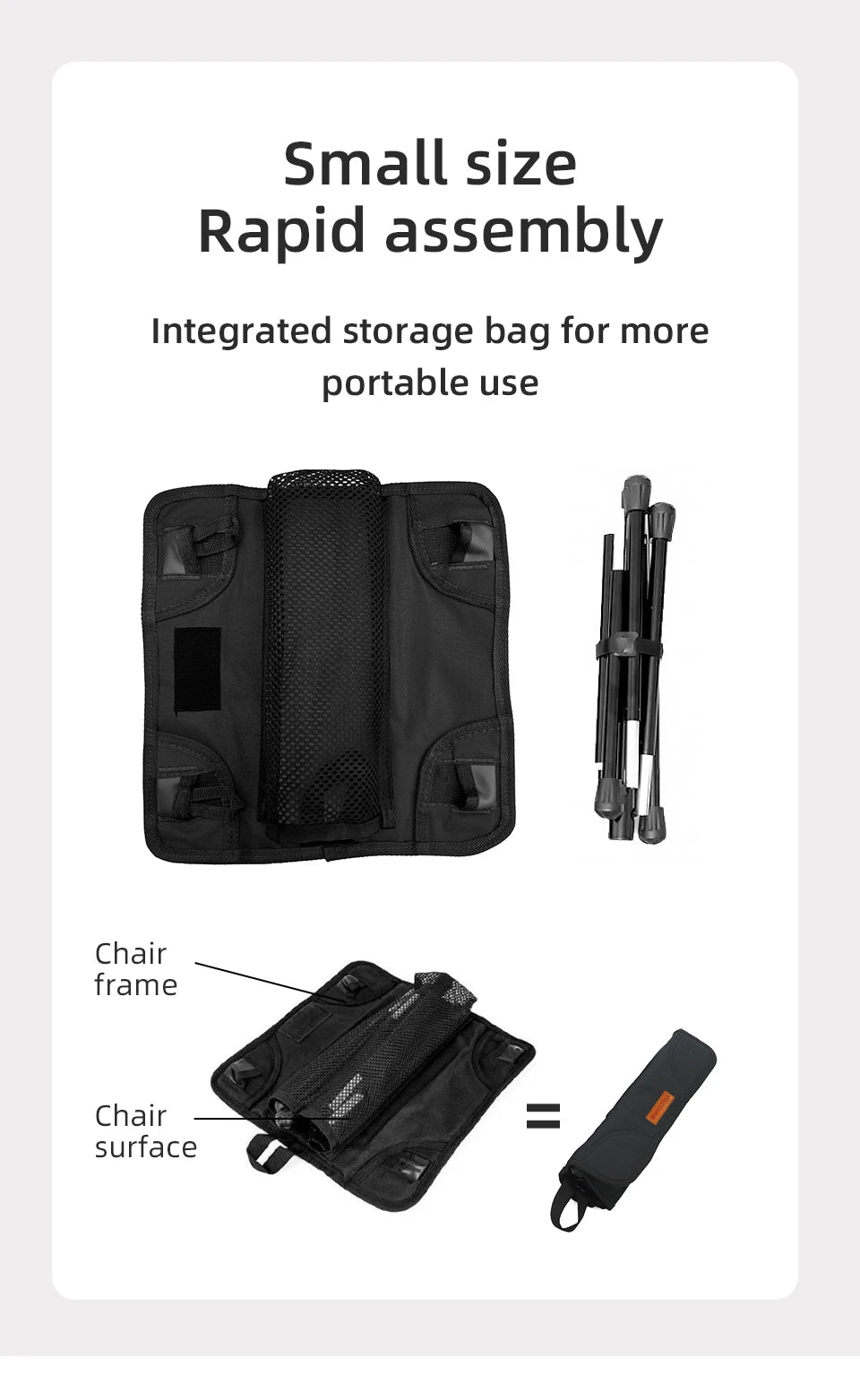 PACOONE Outdoor Portable Folding Stool Aluminum Alloy Minin Storage Chair Camping Fishing Chair Picnic Lightweight Furniture New Trekker Essentials