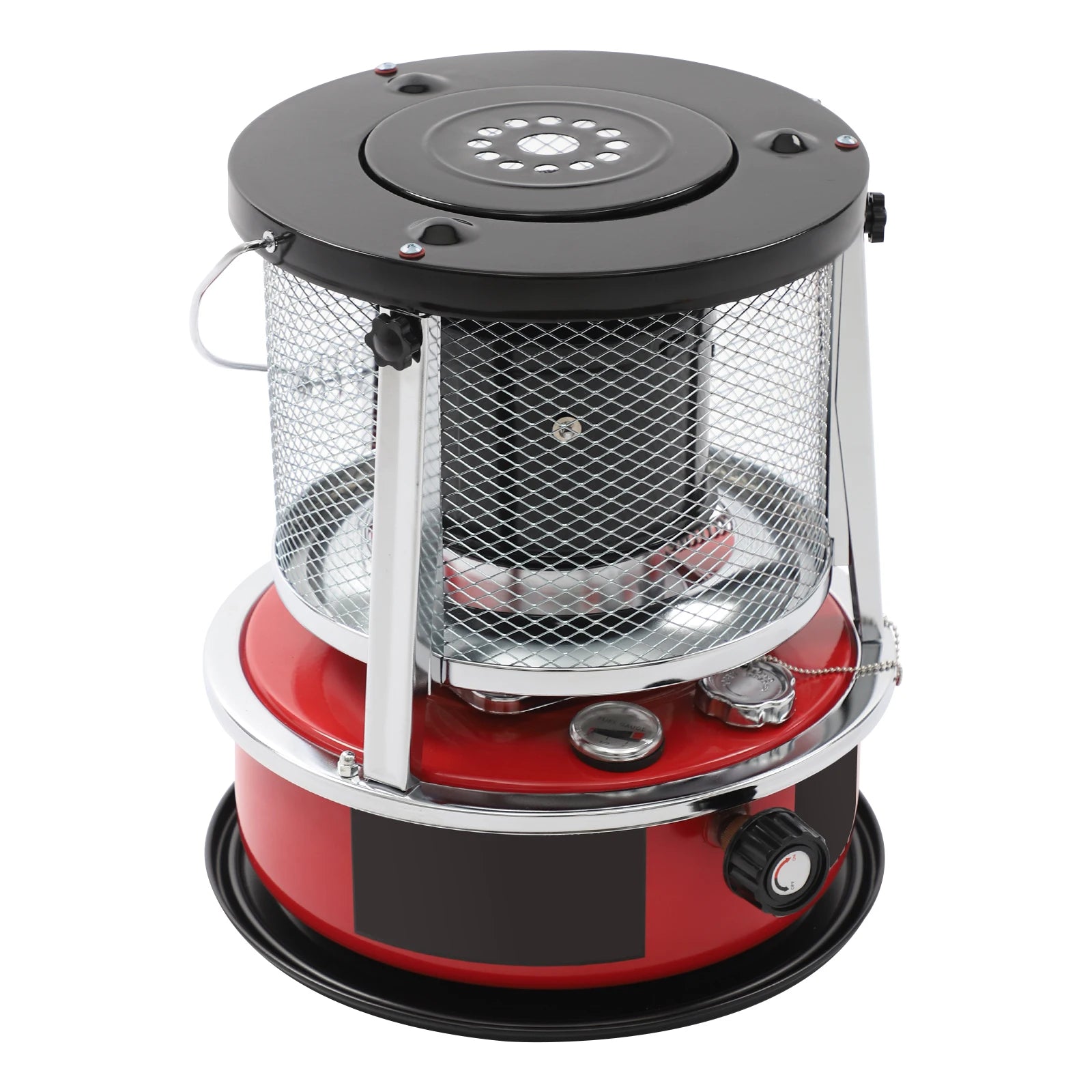 Portable Kerosene Heater with Adjustable Height, 5.2L Tank & 8000 BTU Output for Outdoor and Indoor Use