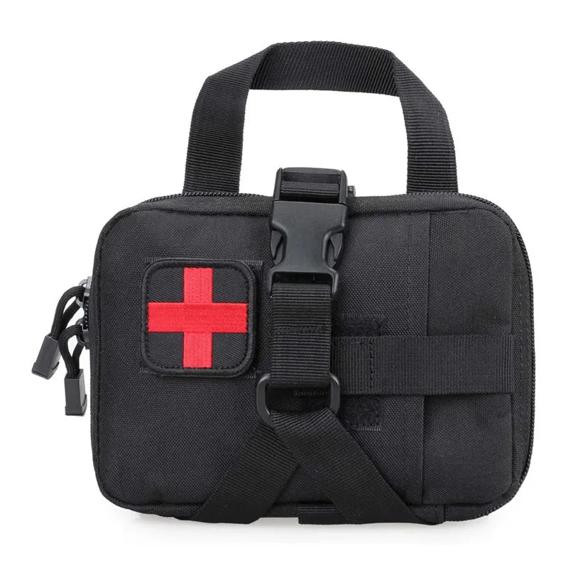 Upgrade Tactical EMT Pouch Rip Away Molle Medical kit IFAK Tear-Away First Aid Kit Travel Outdoor Hiking mergency Survival Bag Trekker Essentials