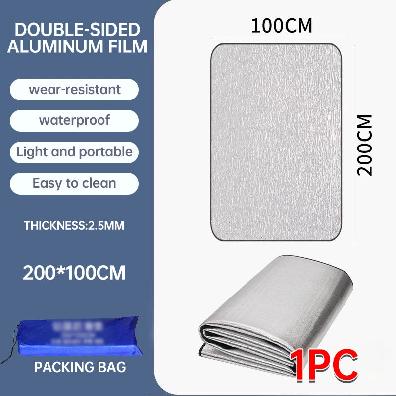 Waterproof Outdoor Camping Foam Mat – Moisture-Proof & Insulated Sleeping Pad for Two (1/10pcs)