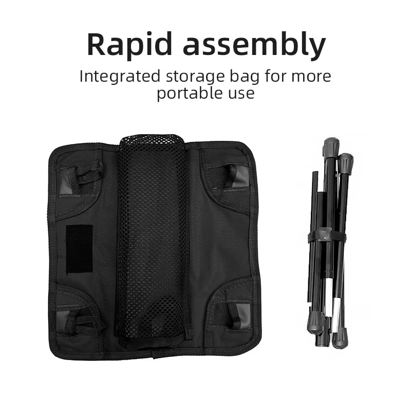 PACOONE Outdoor Portable Folding Stool Aluminum Alloy Minin Storage Chair Camping Fishing Chair Picnic Lightweight Furniture New Trekker Essentials