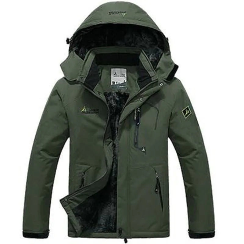 Men’s Winter Parka Jacket – Thick Warm Windproof Military Style Coat for Cold Weather Trekker Essentials