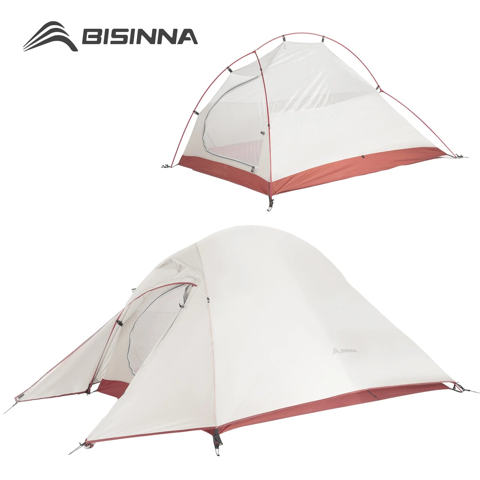 Ultralight 1–2 Person Backpacking Tent – 20D Nylon Waterproof Trekking Tent for Hiking & Cycling Trekker Essentials