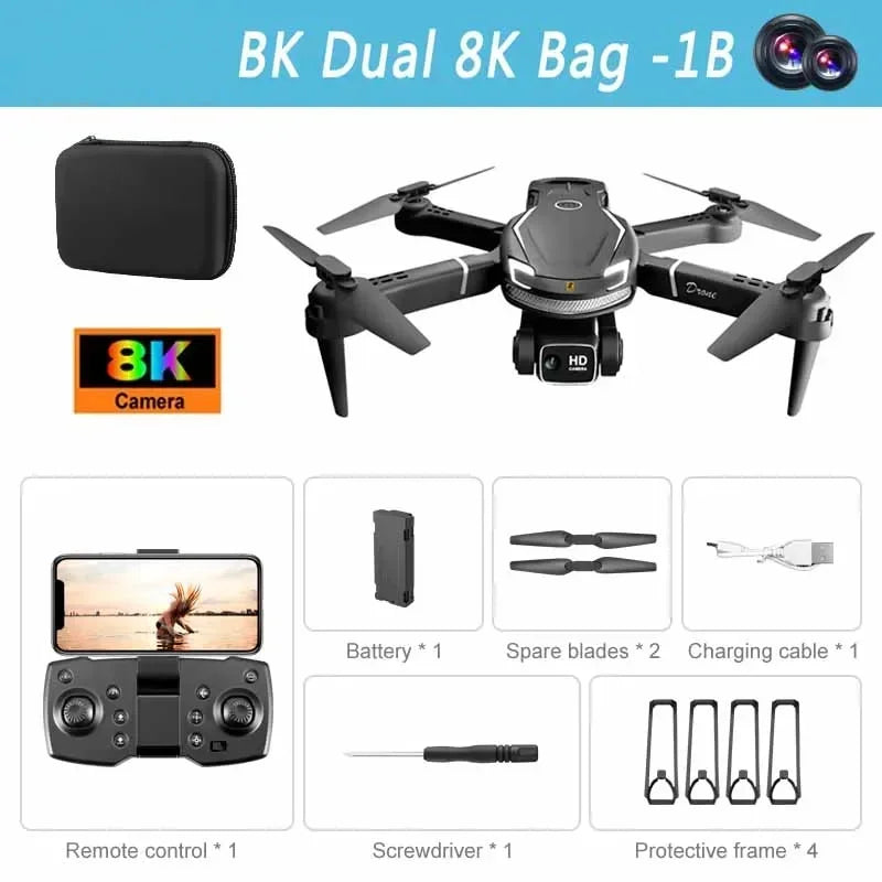 8K HD Dual Camera GPS Drone with 5G Transmission & Omnidirectional Obstacle Avoidance