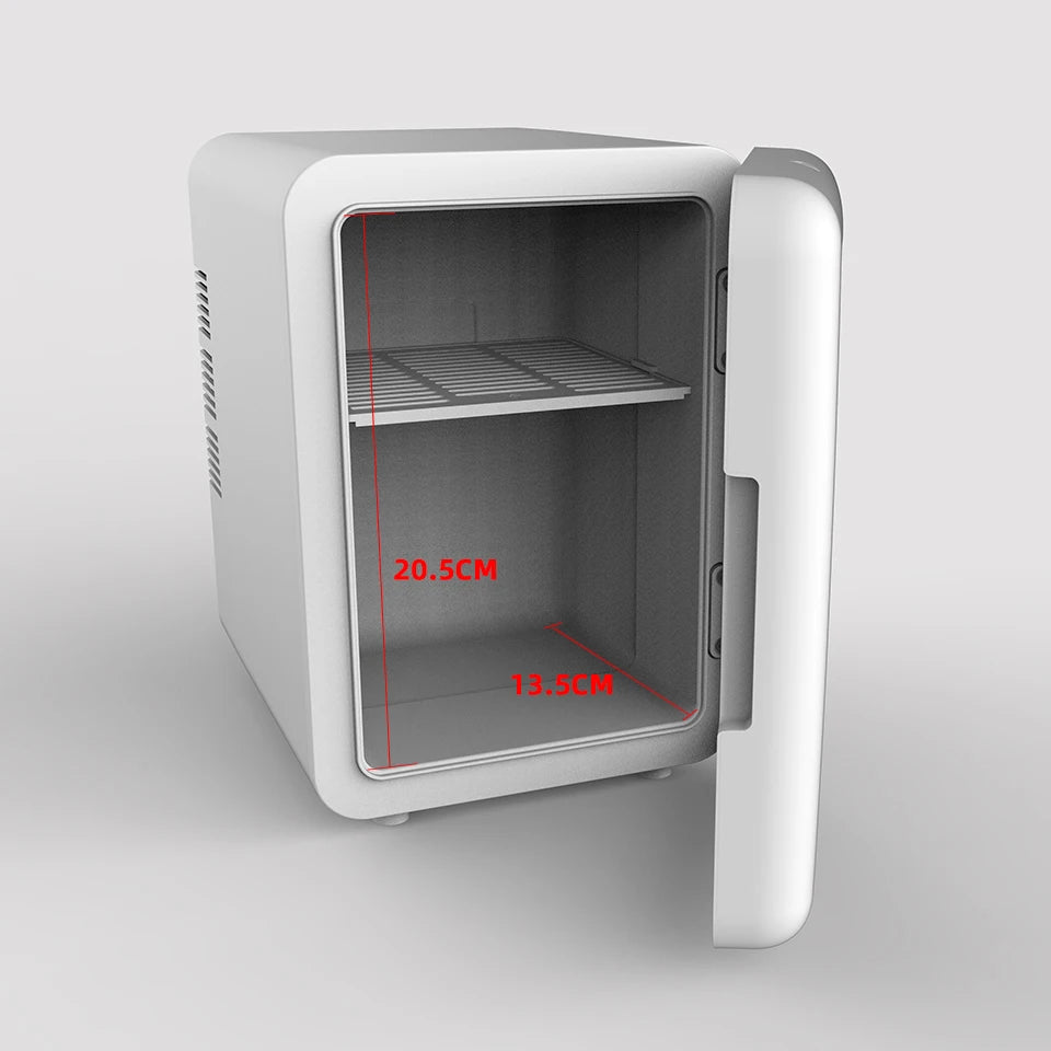 E-ACE 4L Car Refrigerator Mini Fridge Freezer Car & Home Use Portable Compressor Cooler Ice Box for Camping Summer Essential Trekker Essentials