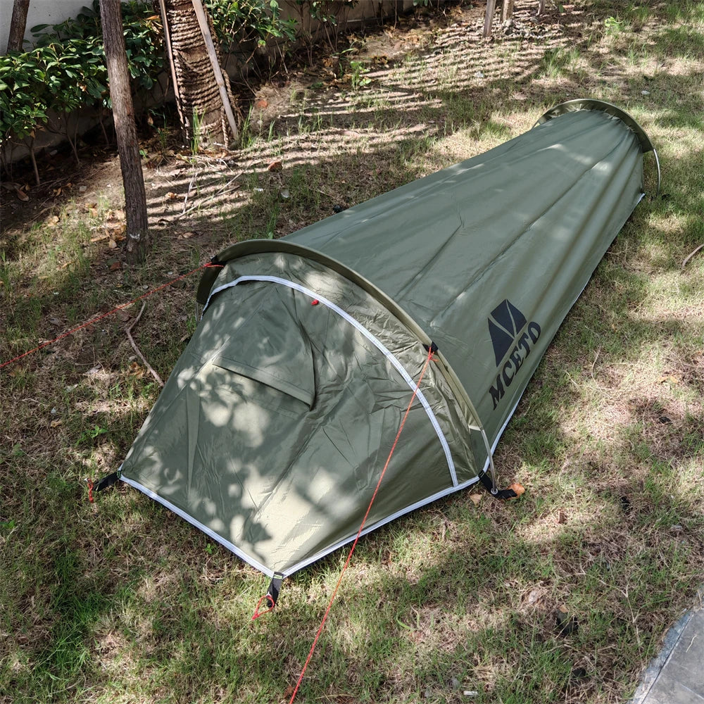 1-Person Ultralight Backpacking Tent – Waterproof 3-Season Camping & Cycling Tent Trekker Essentials