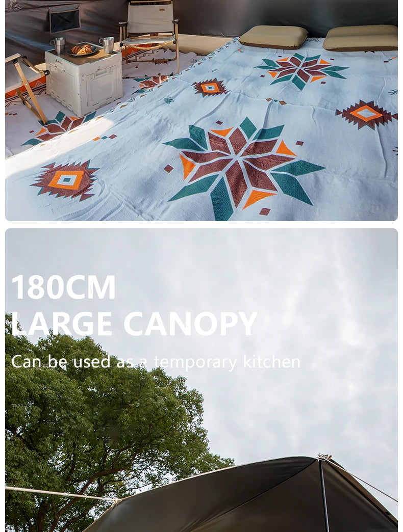 Automatic Camping Tent for 3–4 Persons – Waterproof Family Tent with One-Touch Setup & Canopy Trekker Essentials