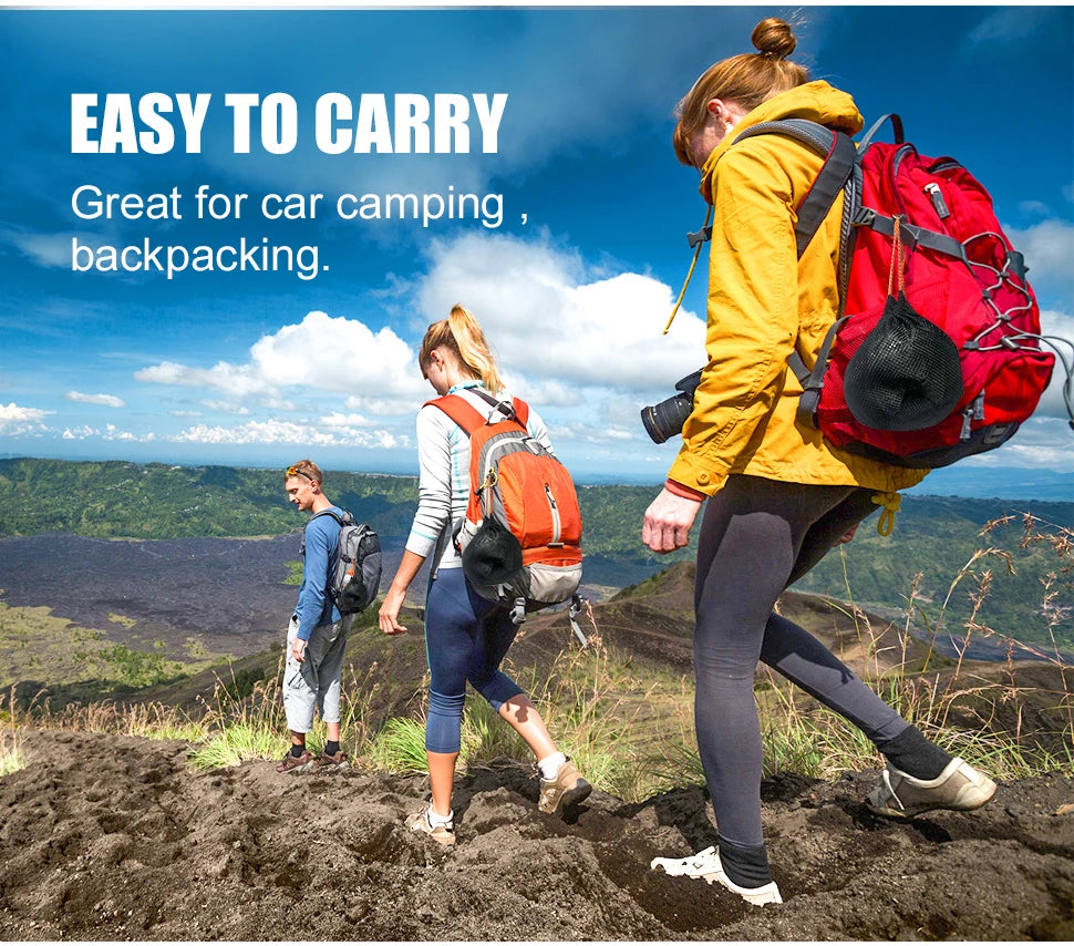 Portable Aluminum Camping Frying Pan – Lightweight Outdoor Cookware with Foldable Handle for Hiking & Camping Trekker Essentials