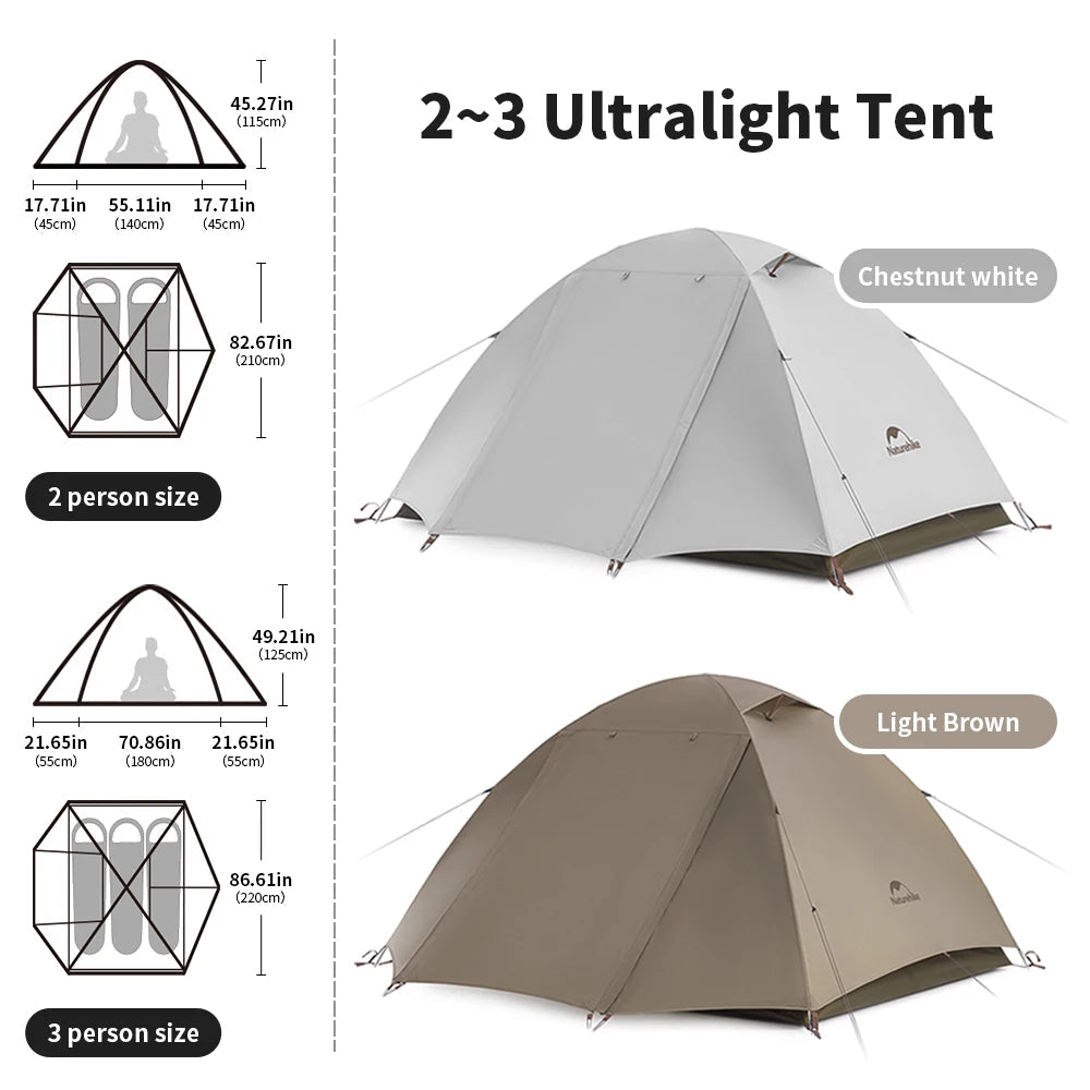 Waterproof Camping Tent 2-3 Person