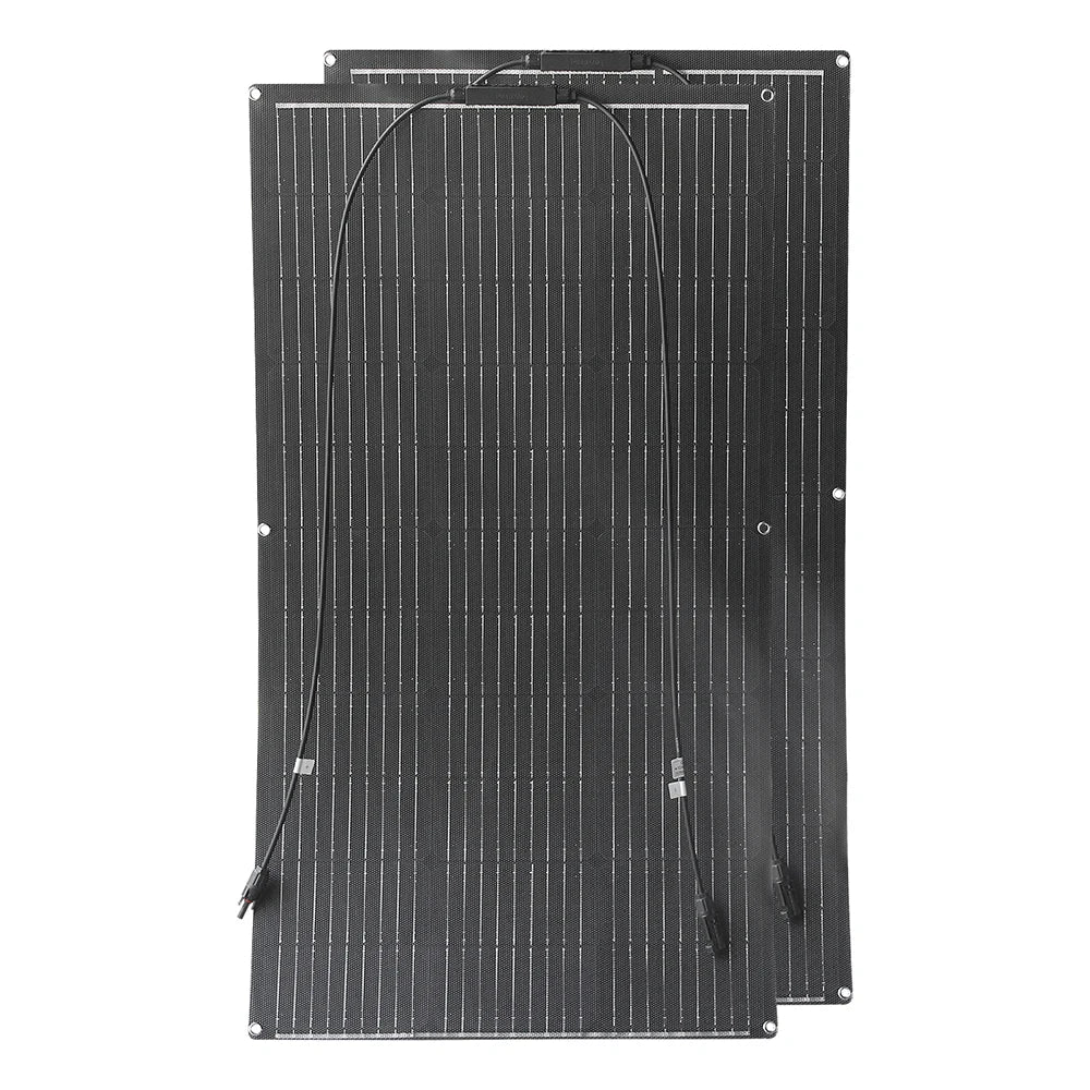 ETFE Flexible 100W Solar Panel - High Efficiency Monocrystalline Charger for 12V Batteries