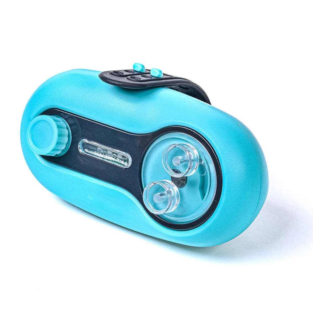 Alarma de picada universal con luz LED: alerta sonora electrónica para cañas de mar y río (diseño con clip)