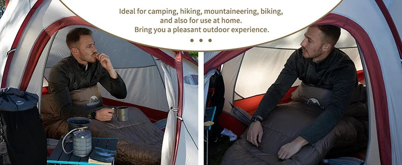 Ultra-Warm Mummy Sleeping Bag for Adults – Winter & 3-Season Camping