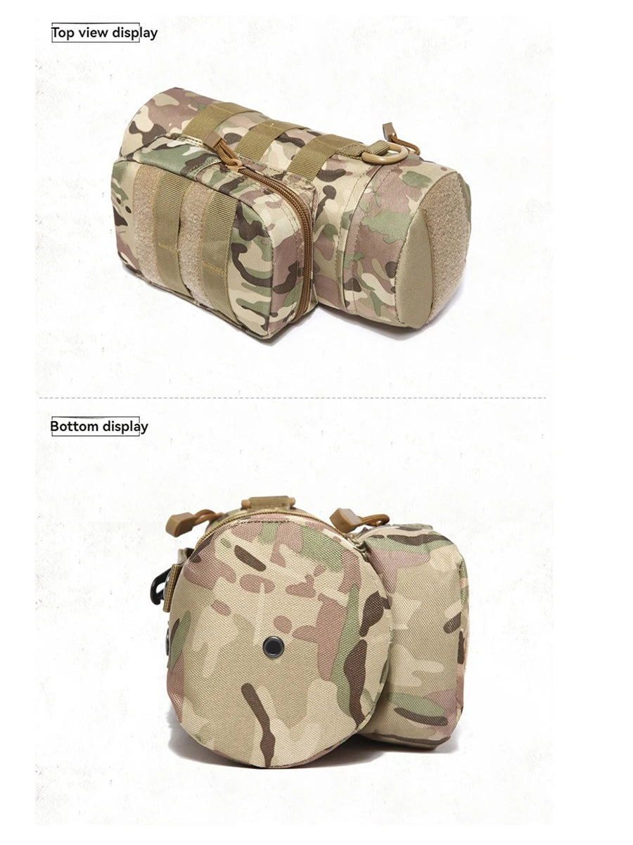 Tactical MOLLE Water Bottle Pouch - Hydration Carrier for Outdoor Adventures