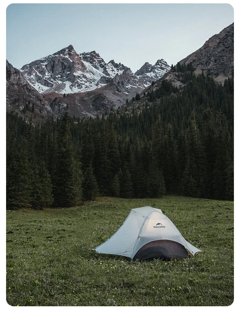 Naturehike Ultralight 2-Person Camping Tent (2025) – Waterproof 4-Season Backpacking Shelter with Aluminum Poles Trekker Essentials