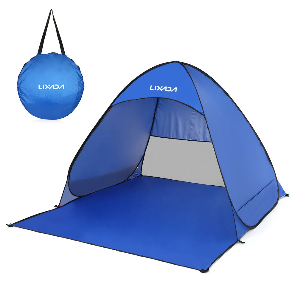 Instant Pop-Up Beach Tent – Lightweight UV Protection Sun Shelter for Camping & Outdoor Travel (1–2 Person) Trekker Essentials