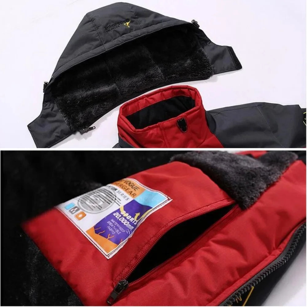 Men’s Winter Parka Jacket – Thick Warm Windproof Military Style Coat for Cold Weather Trekker Essentials