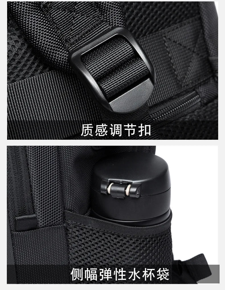 Bange Men's Designer Laptop Bag School Bags for Boys Male Motorcycle Tactical Business Sports Travel Backpack Men Trekker Essentials