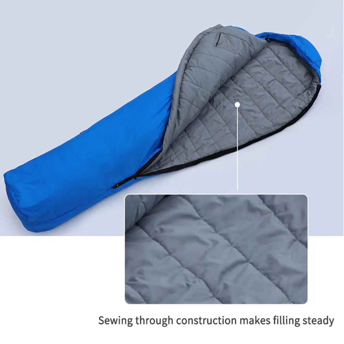 Kamperbox Camping Sleeping Bag Outdoor Camping 3 Season Sleeping Bag Camping Trekker Essentials