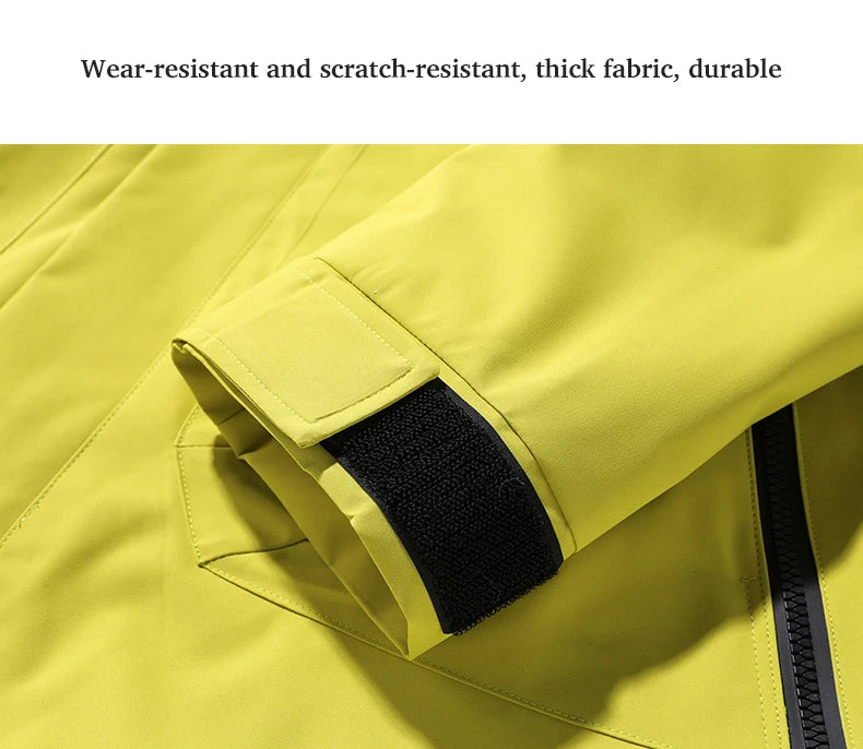 LNGXO Unisex Waterproof Outdoor Jacket Windbreaker Rain Coat for Climbing Hiking Camping Trekking Men Women Windproof Breathable Trekker Essentials
