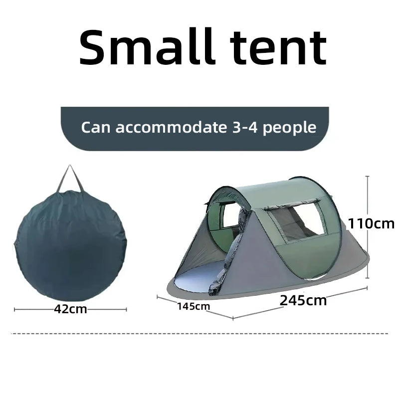 5-8 people quick opening hand throw tent waterproof camping boat tent outdoor tent fully automatic pop-up Trekker Essentials