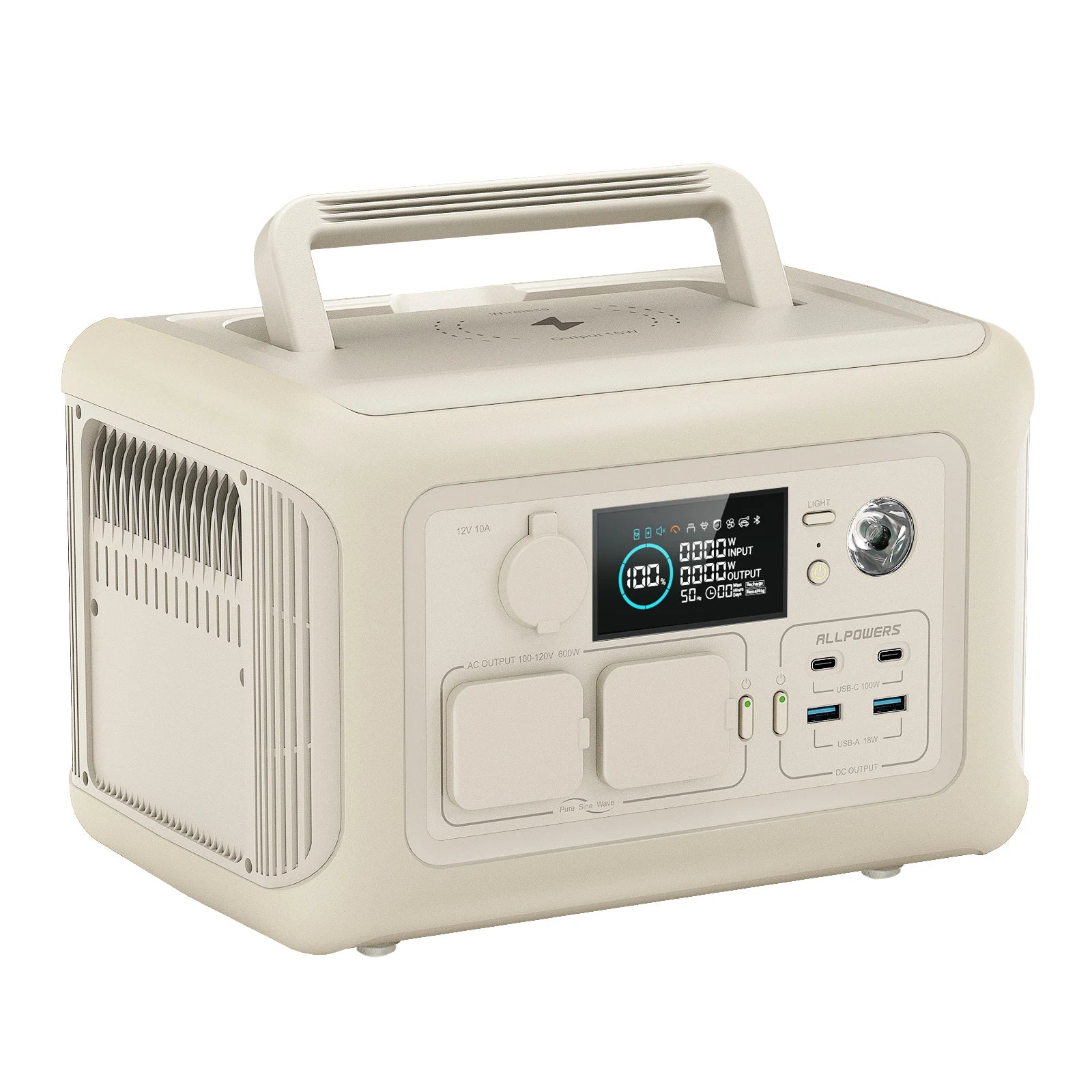 Portable Power Station – 299Wh Solar Generator with 600W Pure Sine Wave Output Trekker Essentials