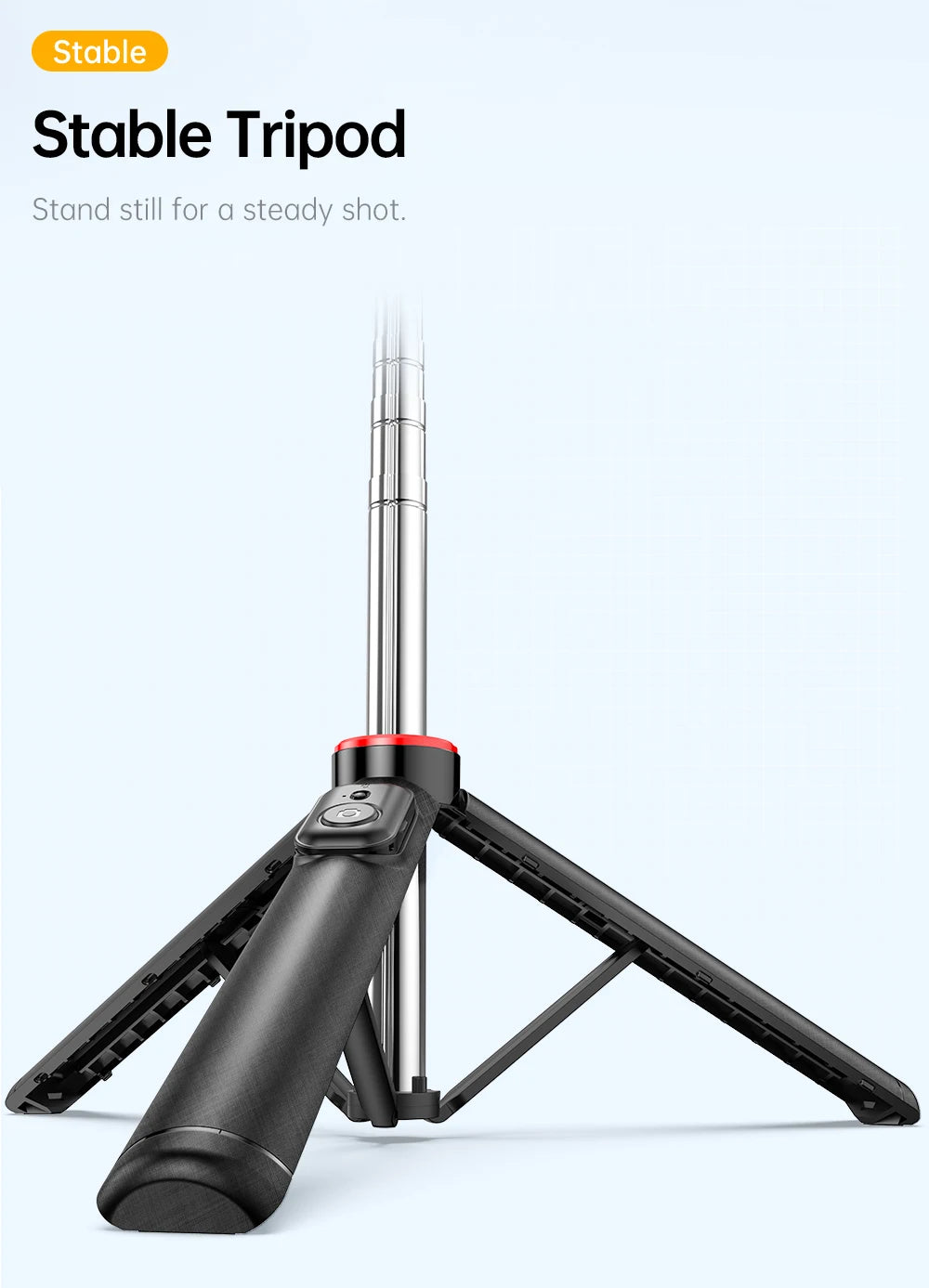 Portable Selfie Stick Tripod with Bluetooth Remote & 360° Phone Holder