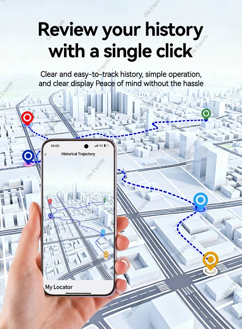 2026 Tracking Wristband Find Anti-Loss Kid Tracker Required Track History Precise Location Tracking One-Click Navigation via App Trekker Essentials