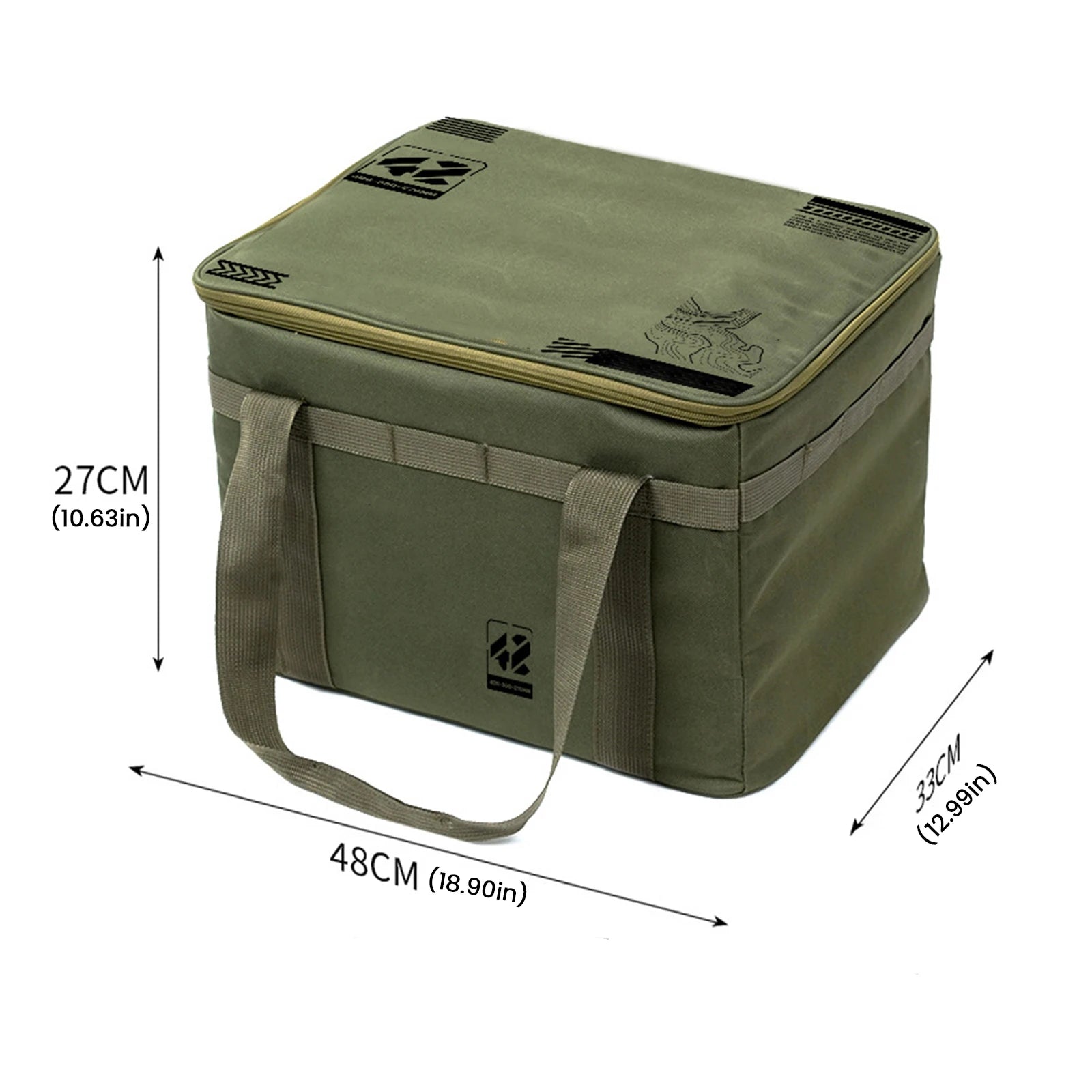 30L 42L Tactical Camping Storage Bag Insulated Folding Box Waterproof Picnic Tableware Field Equipment Outdoor Gear Organizer Trekker Essentials