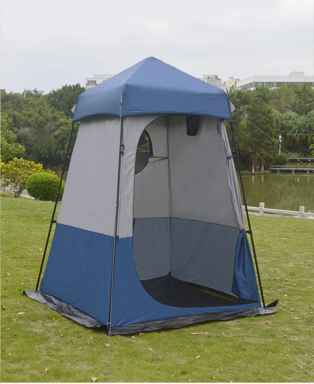 2-Person Pop-Up Shower Tent: Instant Automatic Privacy Shelter for Camping & Beach